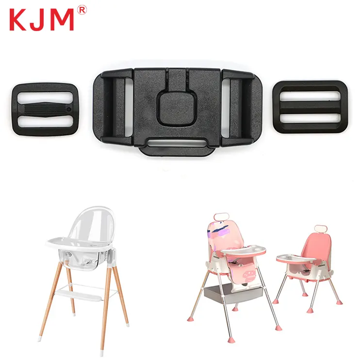 KJM kostenloses Muster Fabrik-Direkt 3-Punkte Kunststoff Sicherheitsschlüssel Baby Hoher Stuhl Baby-Dreifahrrad