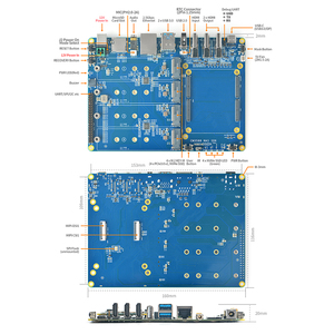 Modulo di calcolo ad alte prestazioni CM3588 scheda di sviluppo Core alimentato da RK3588 4GB/8GB/16GB RAM + 0GB/64GB ROM - Product Image 6