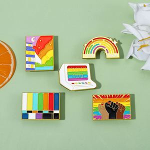 Free Samples Oem <strong>Bulk</strong>, Enamel Pin Badge Maker Metal Lapel Pin With Magnetic Back/ - Product Image 6