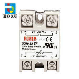Однофазное твердотельное реле SSR-40DA dc-ac 40A фактически 3-32V dc 24 -380V AC SSR реле без защиты релейный модуль
