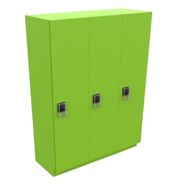 Loại hồ sơ bảng nhỏ gọn Phenolic Laminate HPL hệ thống tủ khóa với phụ kiện phần cứng để thay đổi phòng