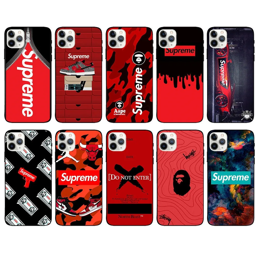 2024 Anti-Fall Mobile Phone Case for iphone 12 13 14 15 Pro Max XS Fashion Brand AJ Forky Simpson Smartphone TPU Cover