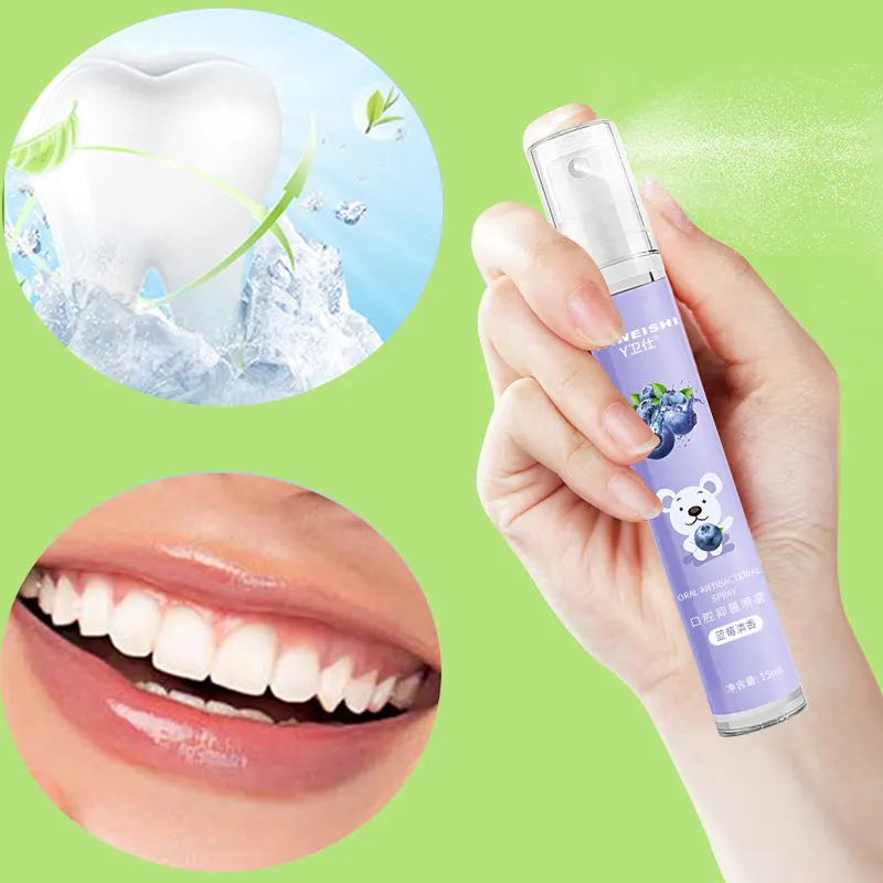 Hot Sales Deep Throat Spray Remove Bad Breath Mouth Freshener Spray Teeth Whitening Fruity Oral Spray