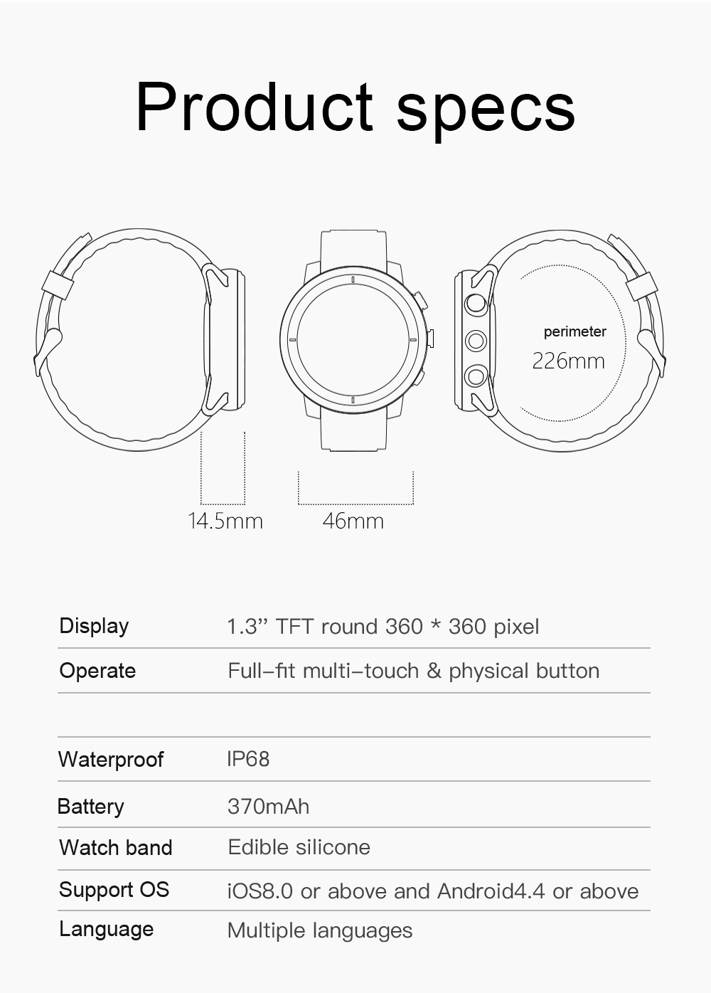 CURREN – montre étanche pour hommes, moniteur de fréquence cardiaque, moniteur de Fitness, montre numérique sport, lecture de musique, écran HD pour Android IOS