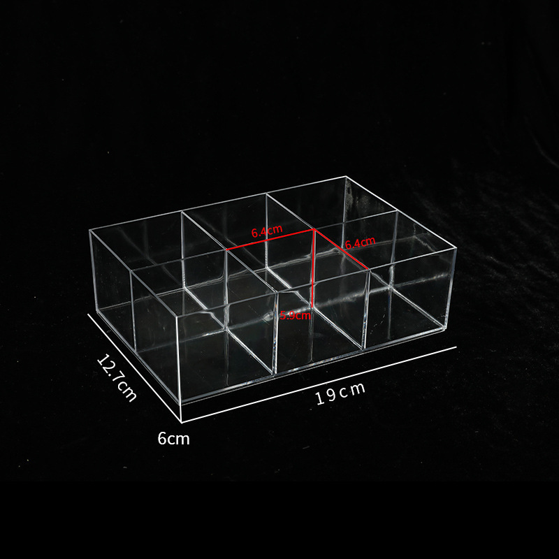 Transparent 6-panel design (19*12.7*6cm)