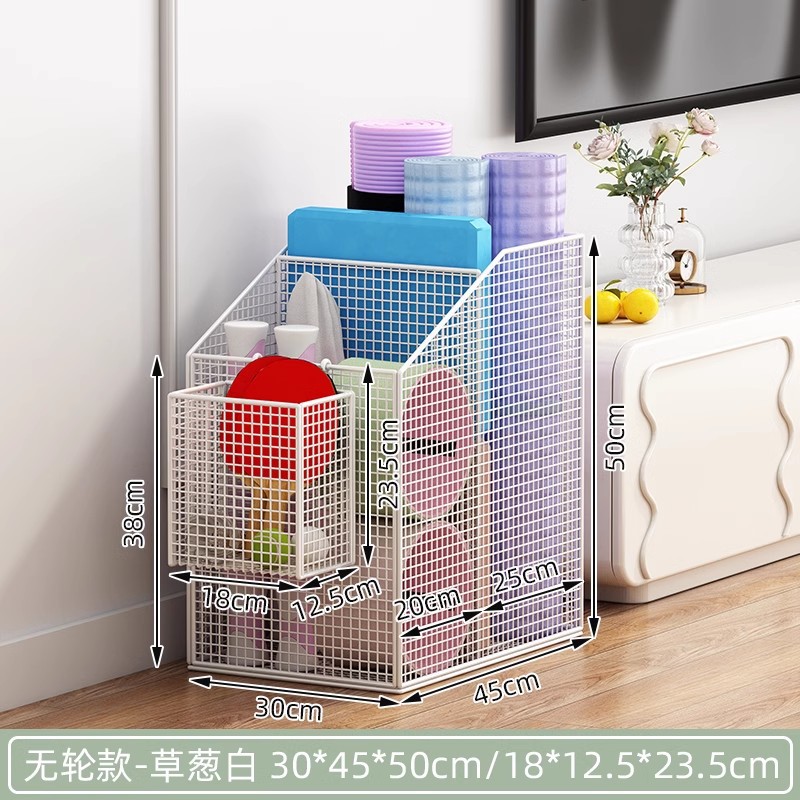 Grass-white floor hanging basket
