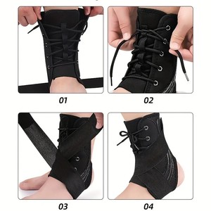 Attelle de Cheville Respirante avec Support de Compression, Protection de Cheville à Lacets de Haute Qualité, 2 Pièces - Product Image 5