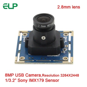 ELP 8MP Webcam X2448p HD Industrie modul Kamera IMX179 Farb eingebettete Kamera platine für Raspberry Pi - Product Image 2