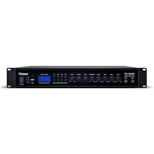 Thinuna TA Series PA System Mixer Power Amplifier <strong>Microphone</strong> <strong>Input</strong> Mixing Amplifier With BT/USB/FM/LCD Display/5 EQ Sound Effect