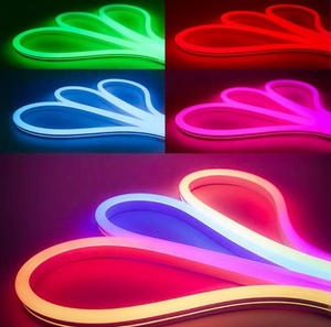RGB RGBIC led นีออนซิลิโคนที่มีความยืดหยุ่นแถบแสงโดยรอบสมาร์ท DIY ดิจิตอลแถบวิ่งไฟ wifi บลูทูธชุด/ชุด - Product Image 6