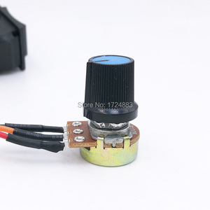 + 10a 9-60V DC Controlador de velocidad del motor 9-60V Reversible Pwm Control adelante/atrás - Product Image 5