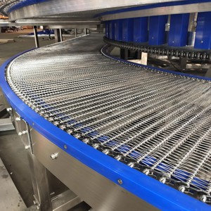 Plastic Modular Belt Multi-layer Spiral Cooling Tower Conveyor for Bakery Dough Toast Bread Pizza Baguette