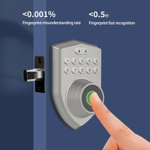 Yüksek güvenlik dijital kendinden kilitleme akıllı tuş takımı şifre anahtarı Bluetooth sürgü akıllı kapı kilidi - Product Image 5