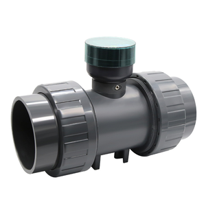 0.6Mpa 60-800 litros/min DN32 DN50 Salida de pulso Caudalímetro de agua de plástico digital Medidor de flujo de tubería de PVC de bajo costo - Product Image 2