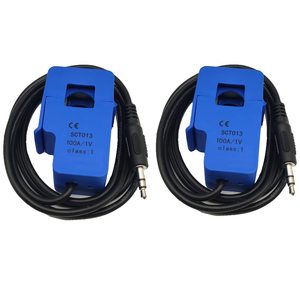 100A/50mA SCT013000 Sensor de transformador dividido no invasivo Transformador de sensor de corriente de núcleo dividido de Transformador de color azul - Product Image 3