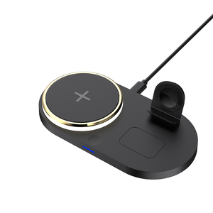 3 in 1 çok fonksiyonlu hızlı şarj pedi 15W kablosuz şarj doku iPhone Apple İzle Airpods - Product Image 6