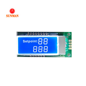 Termostato temperatura I2C LCD segmento personalizado 2 3 4 5 pulgadas módulo LCD Módulo de Control LCD