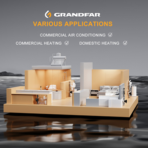 GRANDFAR 220伏家用自动屏蔽泵循环加压热水逆变器静音循环泵用于加热