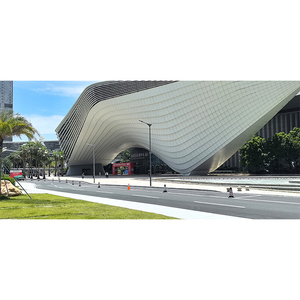 Sistema di facciata del pannello di alluminio del rivestimento della parete esterna per la progettazione di dimensioni personalizzate dell'edificio alberghiero e il supporto per l'installazione - Product Image 6