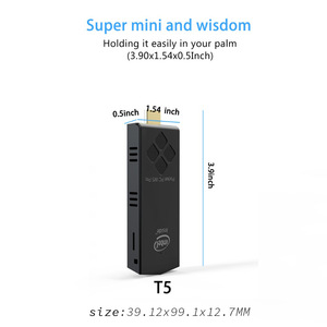 Nuovo bastoncino per MiniPC TV Bestseller nuovo W5 Pro Mini PC Intel Z8350 vincere 10 OS TV Box 2GB/32GB Intel Quad Core Computer TV Stick - Product Image 2
