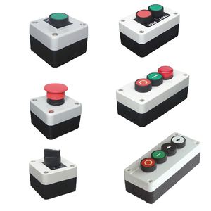 1way bianco di colore giallo vuoto push button switch box - Product Image 6