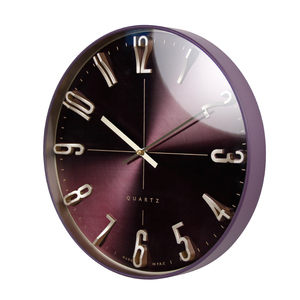 Đồng hồ treo tường tròn lớn trang trí hiện đại sang trọng kiểu Bắc Âu 12 inch, số 3D lớn, chất liệu nhựa đen, không tiếng kêu, dành cho phòng khách - Product Image 6