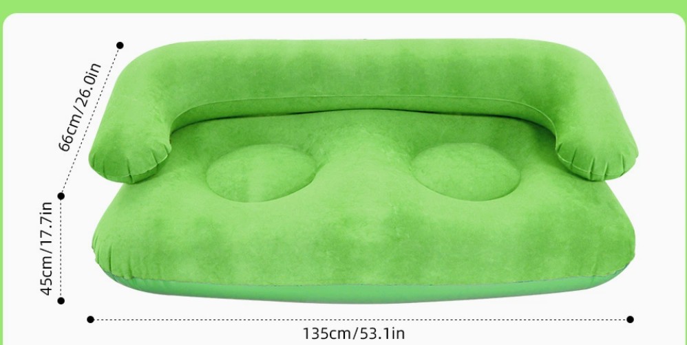 Modèle double herbe verte