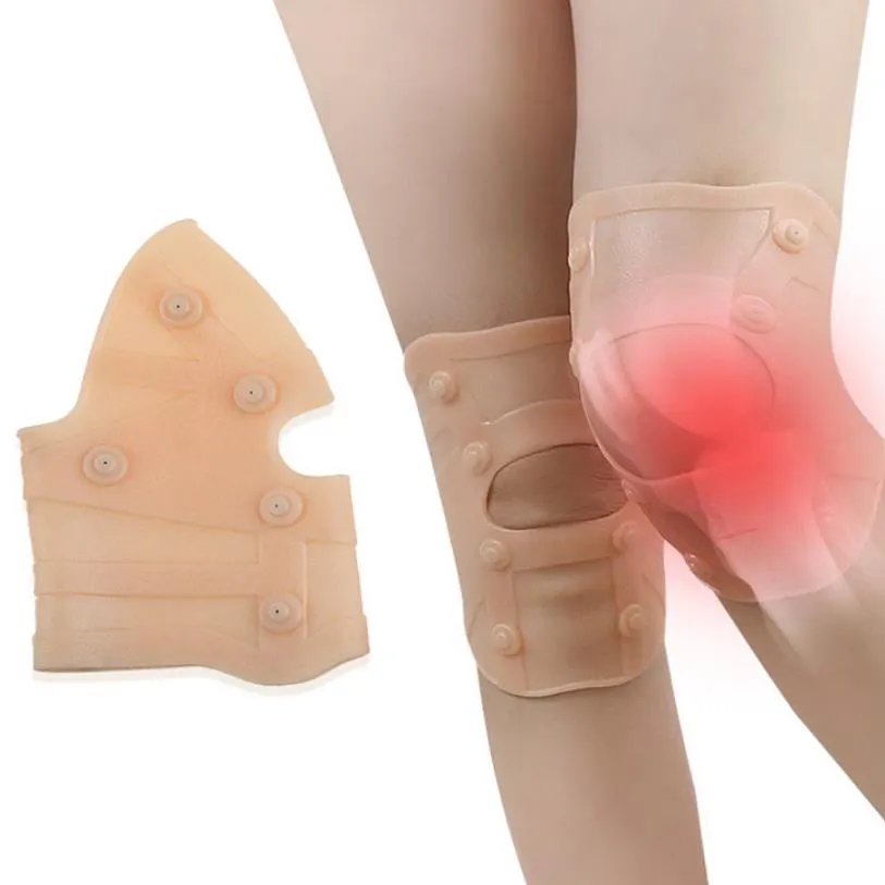 Vente d'usine thérapie magnétique genou Compression manchon genouillère avec aimants pour le soulagement de la douleur et la récupération de l'arthrite