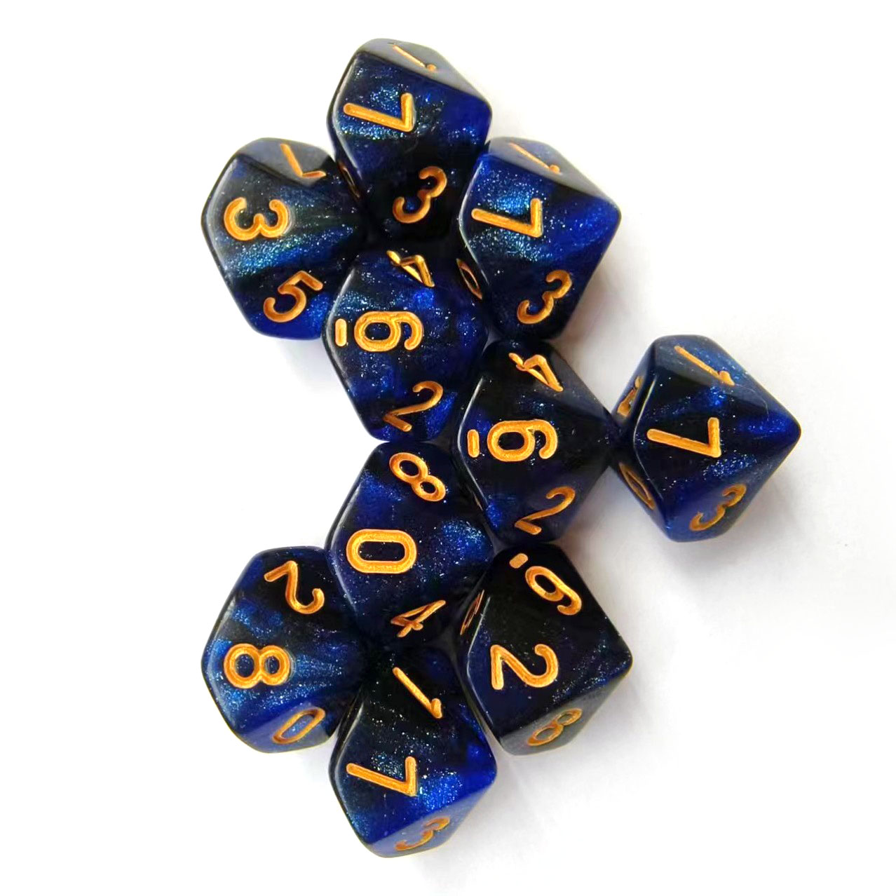 Azul y negro