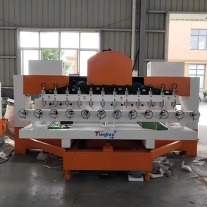 Máquina de grabado de enrutador CNC de columna de madera 3D fácil de operar, DSP multigiratorio multihusillo con bomba de Motor de engranaje esencial - Product Image 1