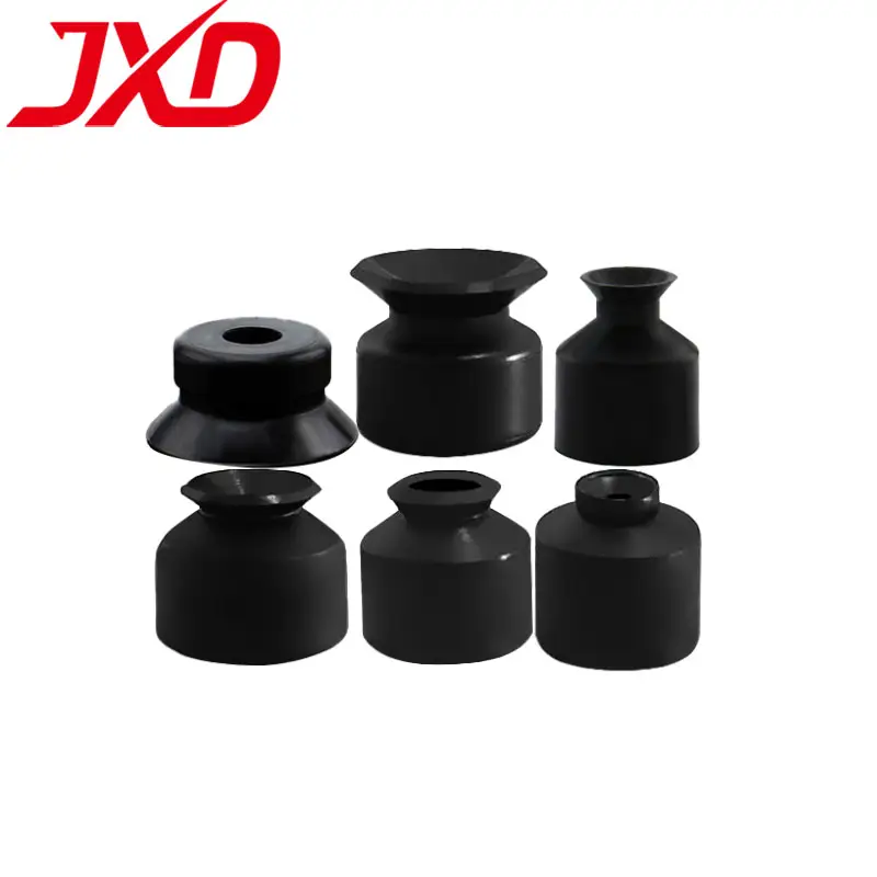 JXD PFG serie 1,5/2/4/6/8/10/30/15/40/50MM Mini suave neumático redondo de goma de silicona antiestático vacío ventosa de aire ventosa