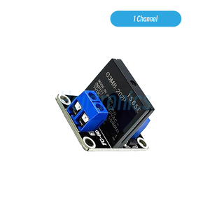 低レベルトリガーソリッドステートリレーモジュール1/2/4/8チャンネル5V12V 24V SSR、ヒューズ250V 2A付き - Product Image 2