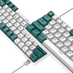Teclado mecánico T8 RGB, teclas luminosas, teclado para juegos con cable, retroiluminación USB para tableta, ordenador portátil, Gamer, 68 teclas, TYPE-C - Product Image 2