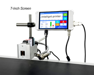 Affordable 12.7mm 25.4mm Logo Date Label Manufacturer Low Price High Speed 7inch Fast Dry Industrial Tij Inline Inkjet Printer