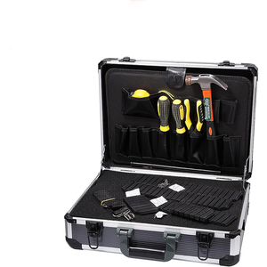 铝制硬工具箱盒便携式手提箱公文包工具箱收纳器工具箱收纳盒 - Product Image 2