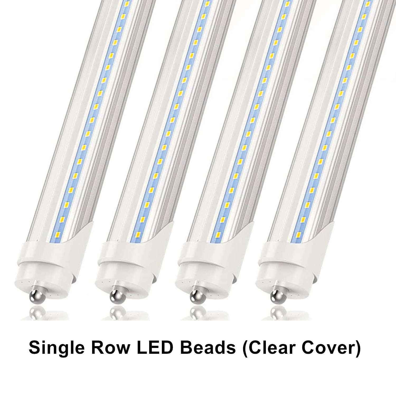 Perles LED à une rangée (couvercle transparent)