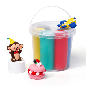 Commercio all'ingrosso Ultra leggero 300g Drum scuola materna fai da te Set di argilla 8 colori a mano plastilina 12-Color argilla per il gioco dei bambini pasta