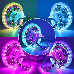 Hochwertiges RGB-Licht WS2811 LED-Streifen ws2811 DC12v 24V 10mm adressierbarer Pixel-LED-Licht regler Smart Programmable - Product Image 2