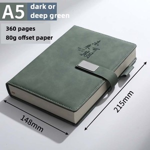 Customizable B5A5 A6 PU Embossing Stamping <strong>Notebook</strong> with Unique Logo Hardcover Journal Plan Book for <strong>Document</strong> Use Gift - Product Image 2