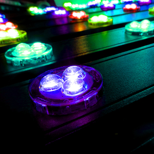 ETOP Permanent Edelstein Schienen leuchte RGBW Weihnachts pixel LED-Licht 30MM Außen beleuchtung mit <span class=keywords><strong>X</strong></span>-Anschluss ohne Schiene