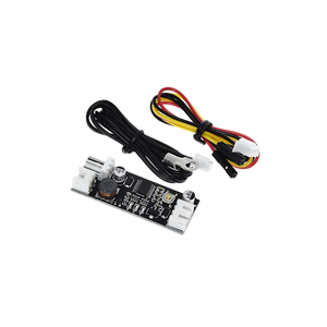 Controlador de velocidad NTC B 50K 3950, ventilador individual de 12V, 0.8A, CC, PWM, 2-3 cables, Control de temperatura, módulo de reducción de ruido de ordenador de chasis - Product Image 2