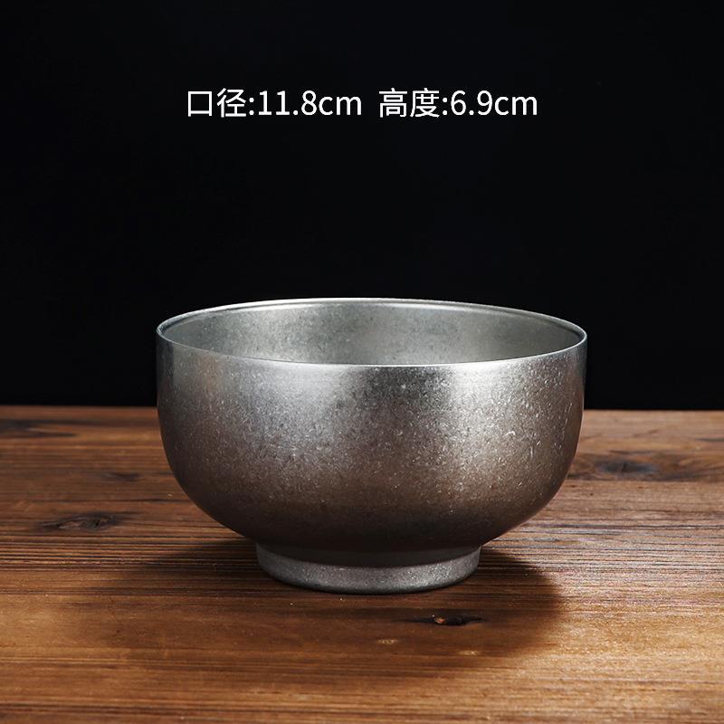 12cm round anti-scalding bowl (snowflake sand)