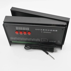 SXZM-T-8000Ac 220V RGB-LED-Streifens teuerung Programmier barer 8-Kanal-Ausgang 8192 Pixel-Sync-Steuerung mit LED-Pixel-Controller der SD-Karte - Product Image 2