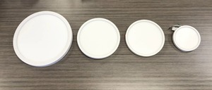ETL sertifikalı LED düz Panel tavan ışık hızlı kargo IP44 yüzeye monte ofis farklı renk CCT ayarlanabilir Trim alüminyum - Product Image 6