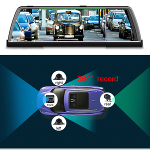 Dash Cam 4G Android 5.1汽车DVR 10 "全触摸360全景摄像头后视镜4 CHs WiFi ADAS GPS导航 - Product Image 6