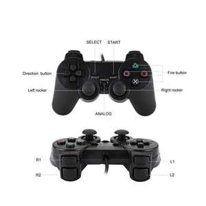 Kabel gebundenes Gamepad Joypad-Zubehör für PS2-Gamecontroller für PS2-Joysticks und-Controller - Product Image 4