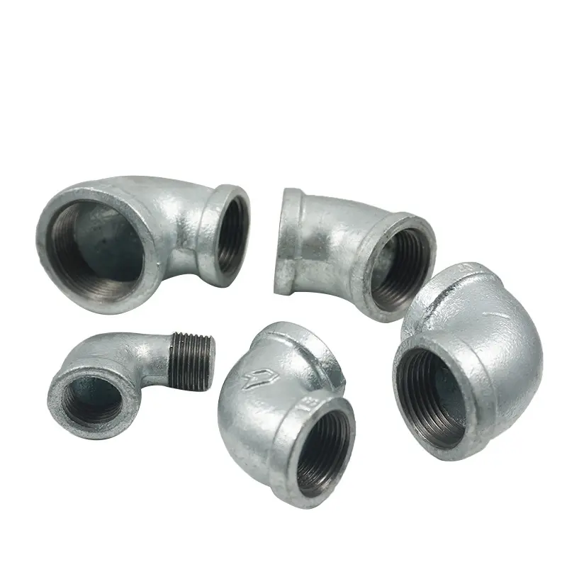 Cast Iron galvanized pipe fittings fire fighting black malleable iron pipe fitting