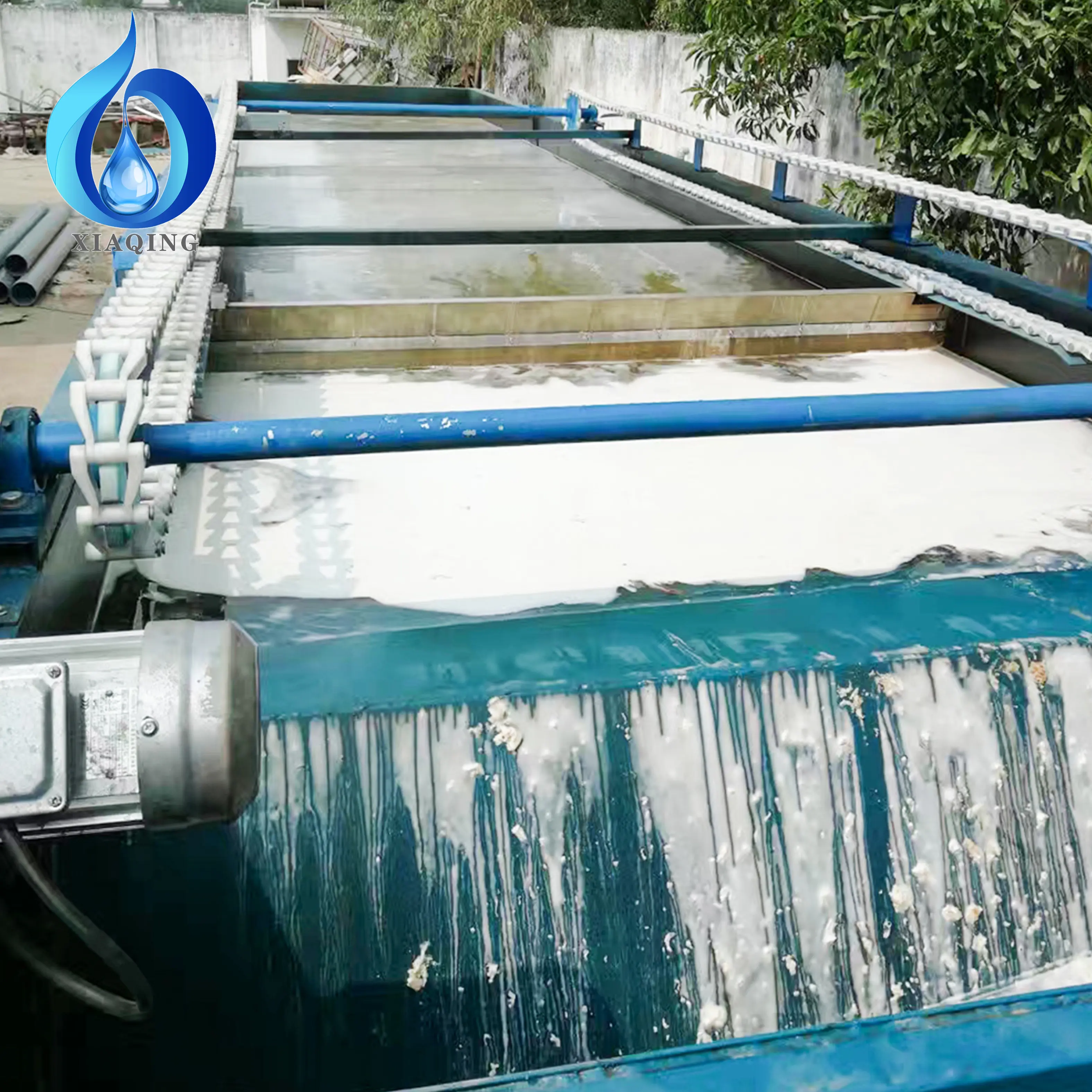 PET plastic recycle washing line waste water treatment plant