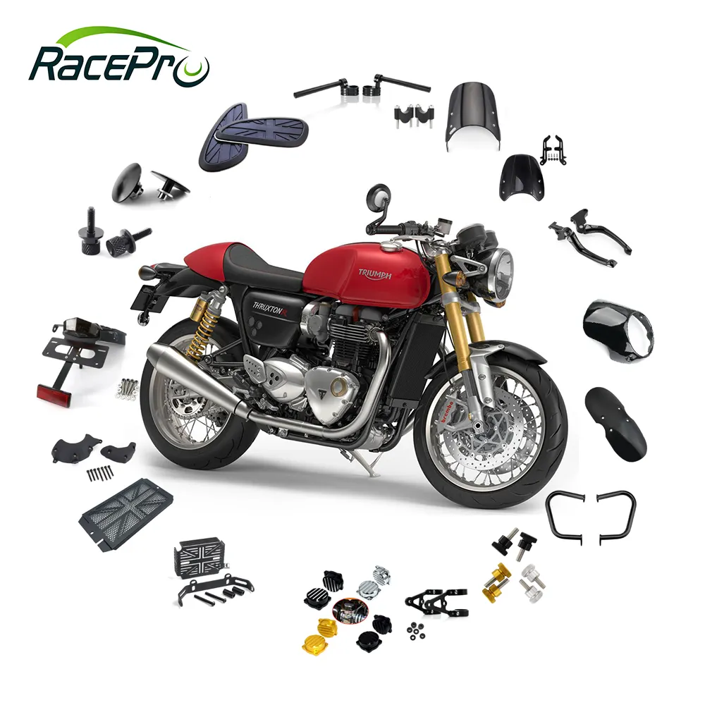RACEPRO, precio al por mayor, accesorios de alta calidad, piezas personalizadas modificadas para motocicleta, accesorios para Triumph thruxton