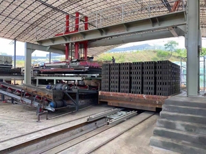 Linea di produzione automatica del mattone di sinterizzazione del forno a Tunnel attrezzatura per fabbricare i mattoni-macchina automatica per impilare i mattoni - Product Image 2